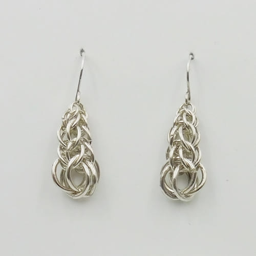 Click to view detail for DKC-1139 Earrings  Persian Weave  $80
